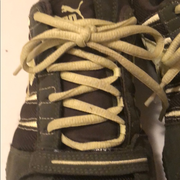 puma neon green shoes